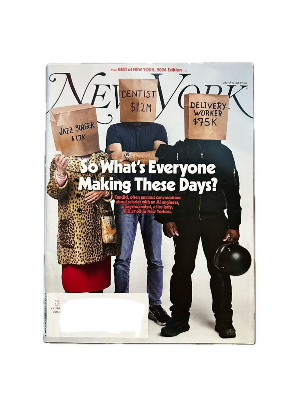 New York Magazine March 9 2026 So What's Everyone Making These Days Salaries NYC